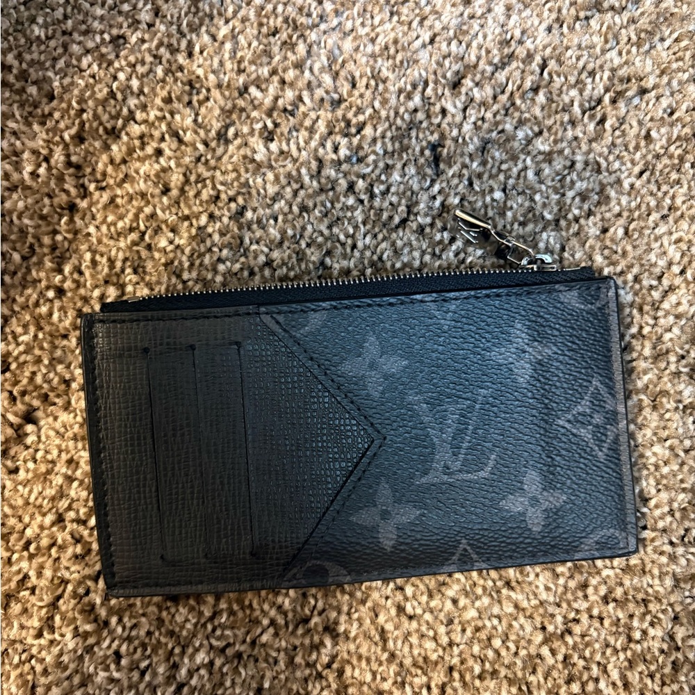 Louis Vuitton Black Monogram Zipper Pouch - Picture 2 of 3